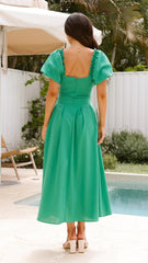 Christina Maxi Dress - Green