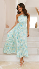 Laken Maxi Dress - Green Floral