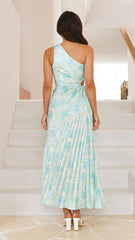 Laken Maxi Dress - Green Floral