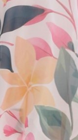 Kelli Maxi Dress - White Floral