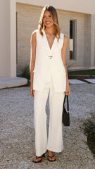 Alina Vest - White