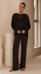Lakoa Knit Top - Black