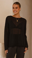 Lakoa Knit Top - Black