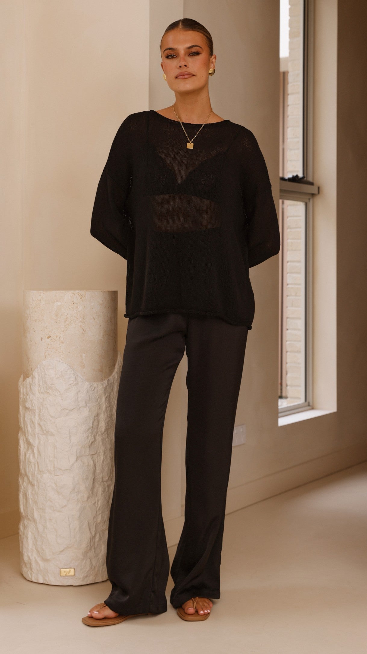 Lakoa Knit Top - Black