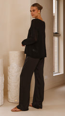 Lakoa Knit Top - Black