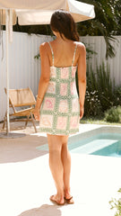 Koko Mini Dress - Coastal Print