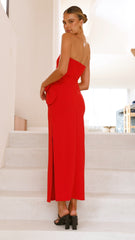 Athena Maxi Dress - Red