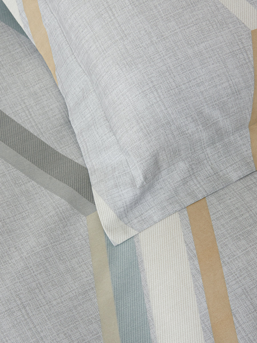 Twilight Cotton Fitted Sheet Duvet Cover Set