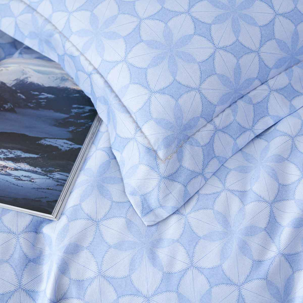 Paloma Pattern Brushed Cotton Fitted Sheet Set