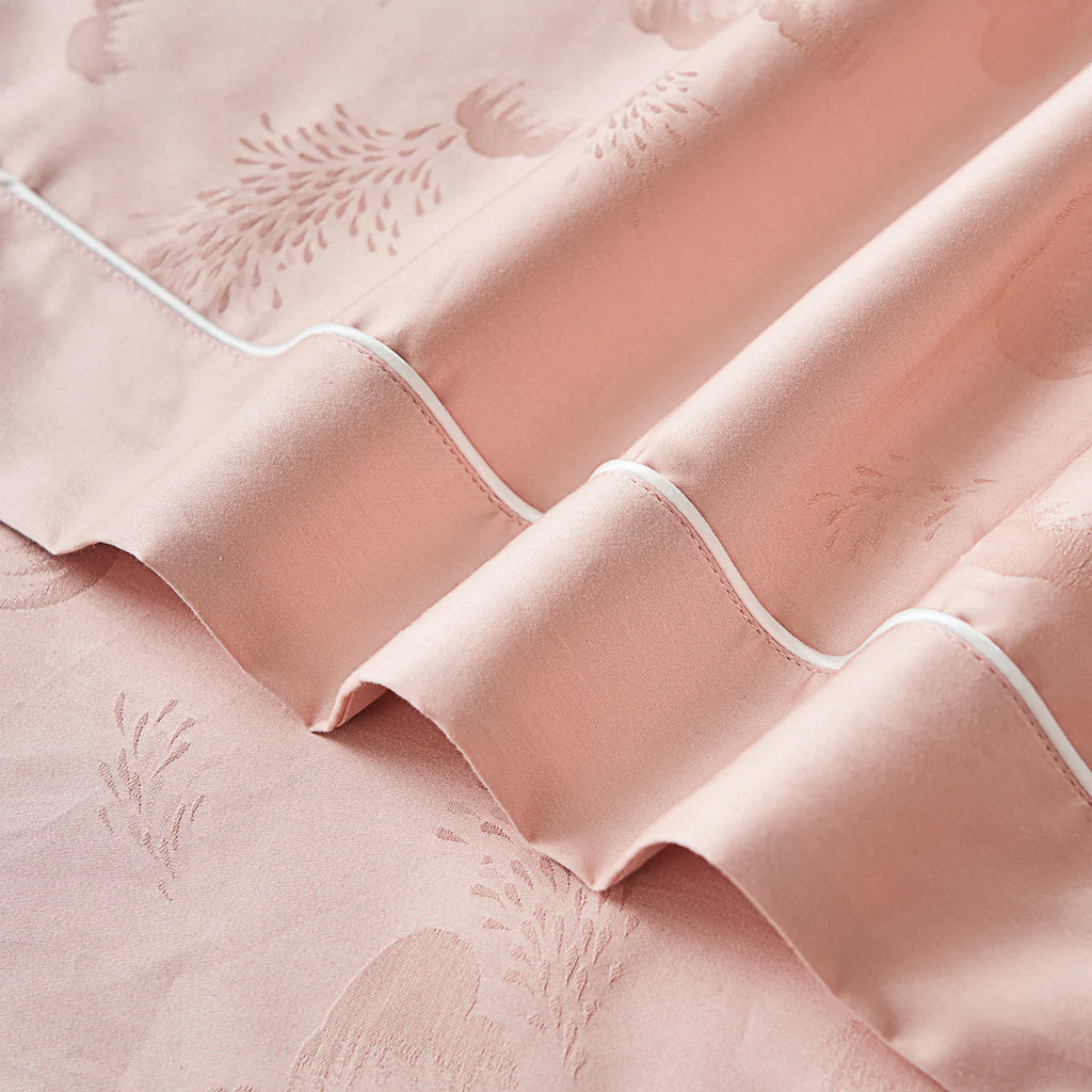 Freya Jacquard Premium Cotton Fitted Sheet Set