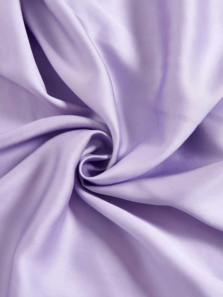 Orchid Purple Solid Color TENCEL™ Lyocell Fitted Sheet