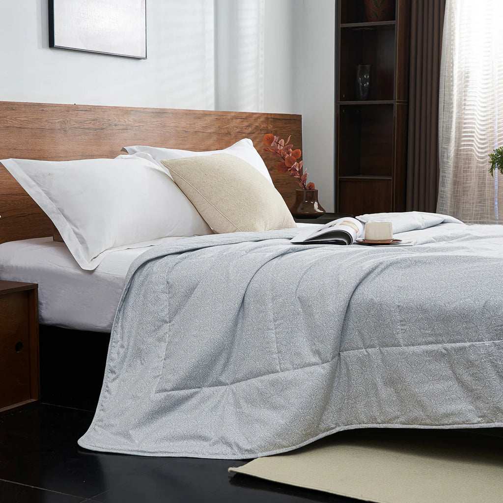 Omega Klein Blue Cotton Light Comforter