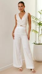 Karah Pants - White