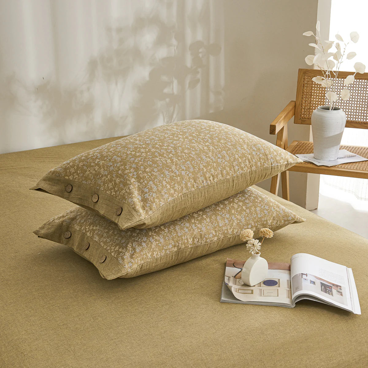 Yelena Classic Cotton Weave Fitted Sheet Set