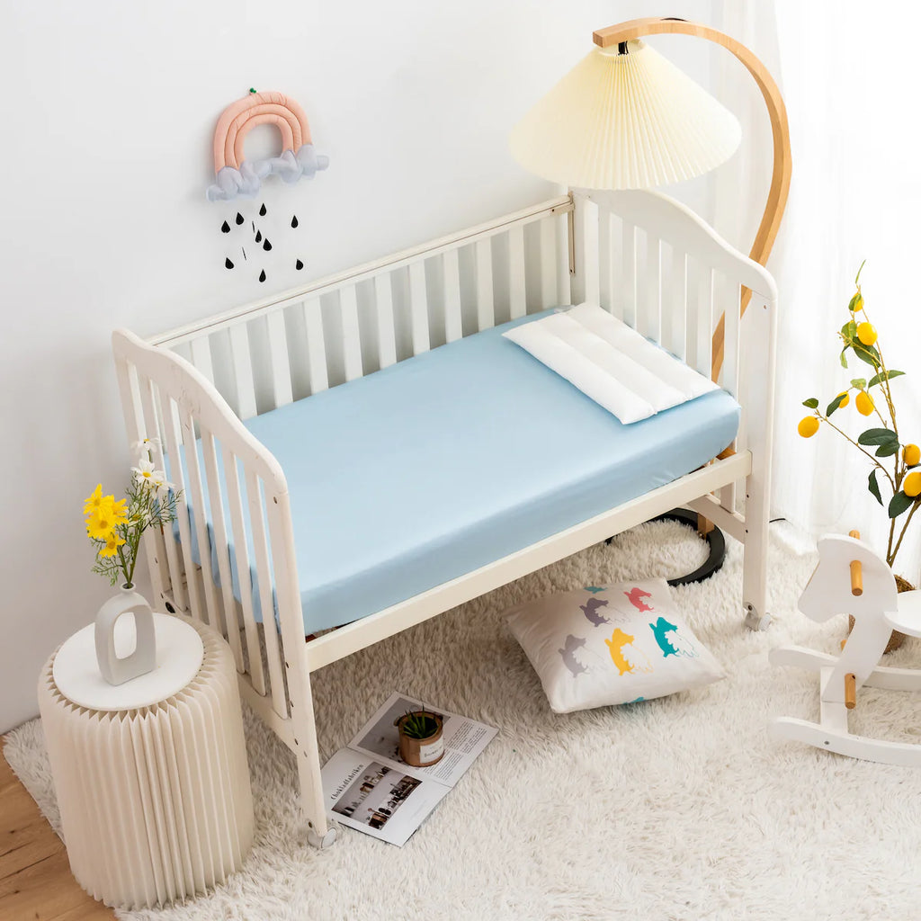 Baby Crib Fitted Sheet- PK/BL
