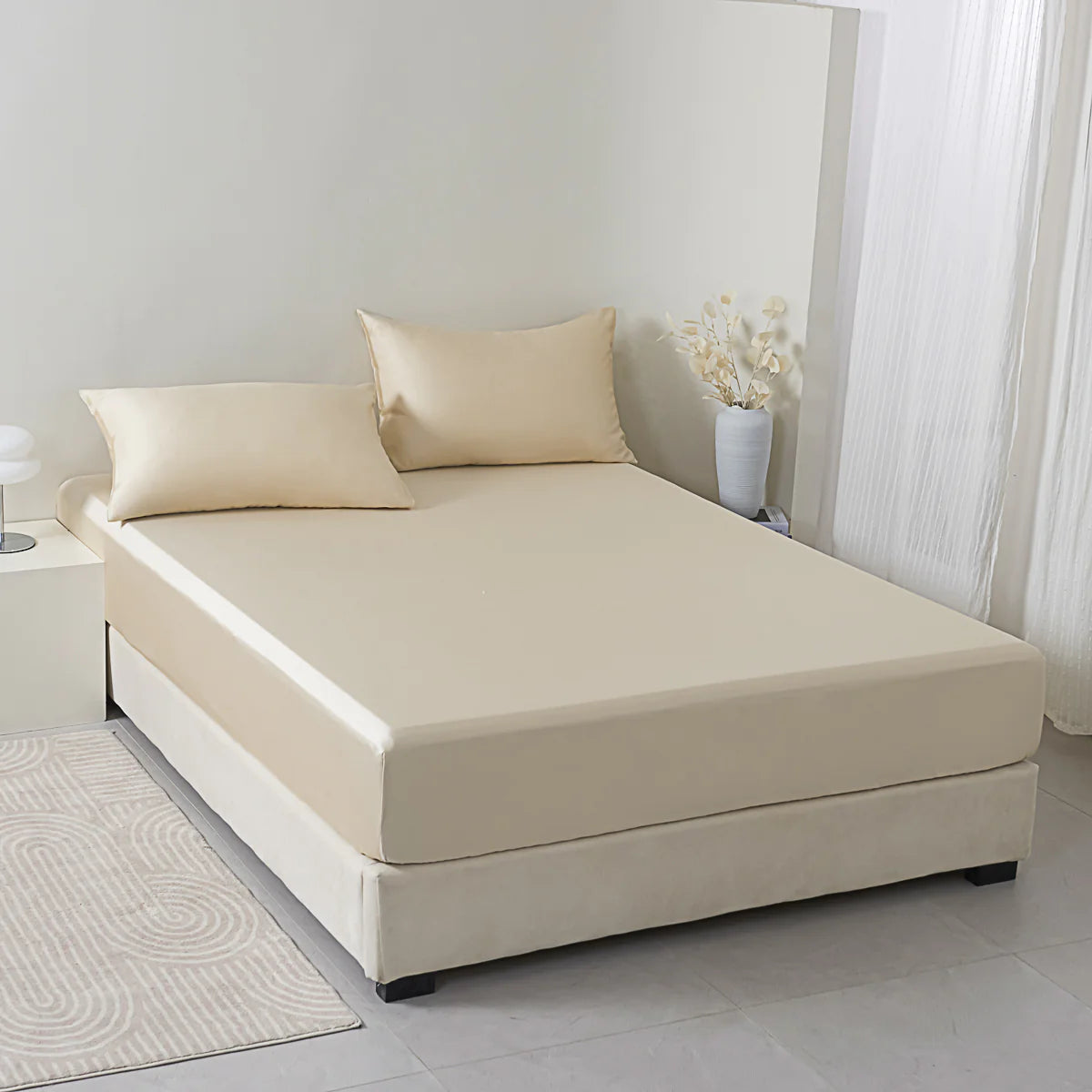 Phantom Gold Tencel™ Fitted Sheet