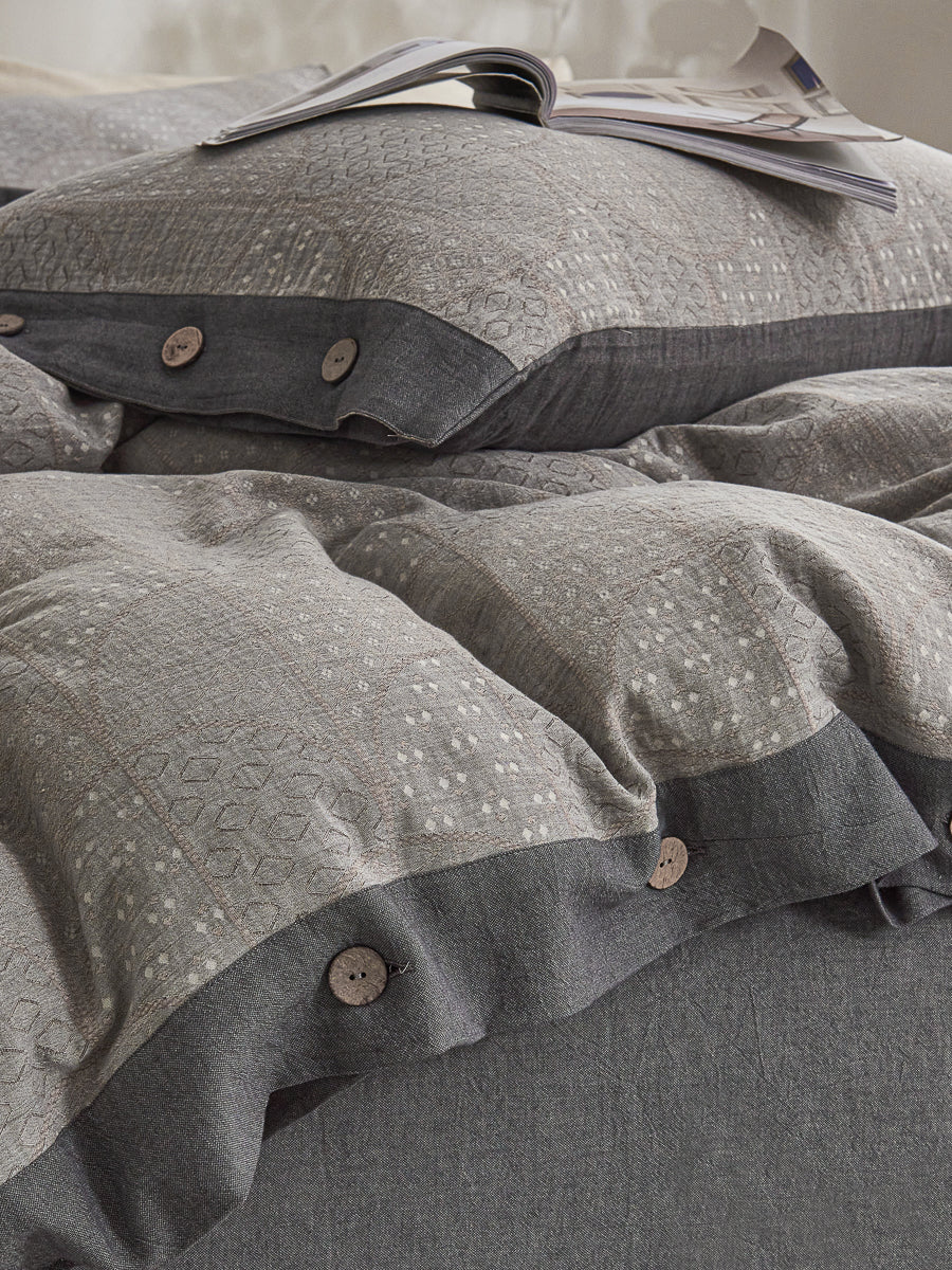 Yanis Classic Cotton Weave Fitted Sheet Set