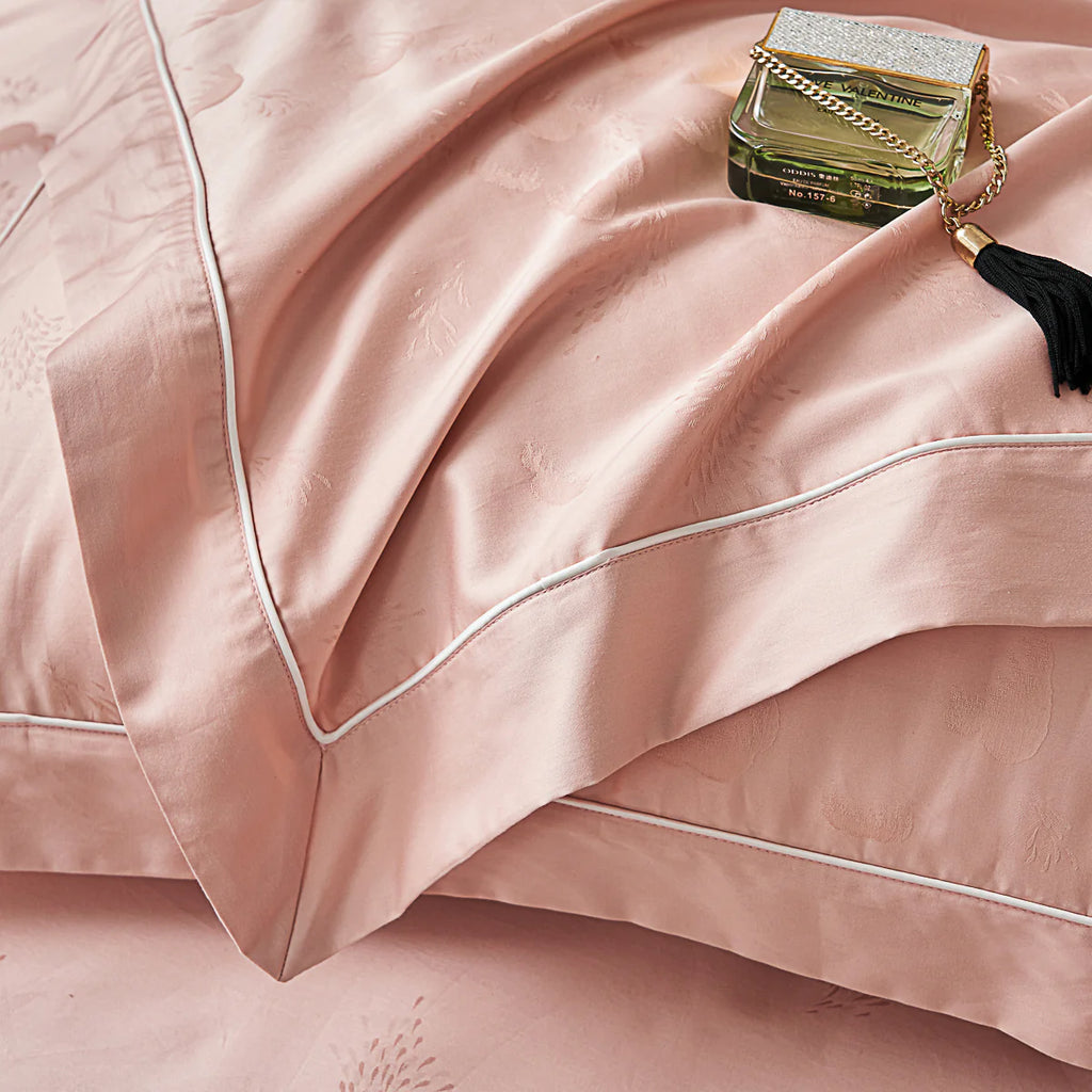 Freya Jacquard Premium Cotton Fitted Sheet Set
