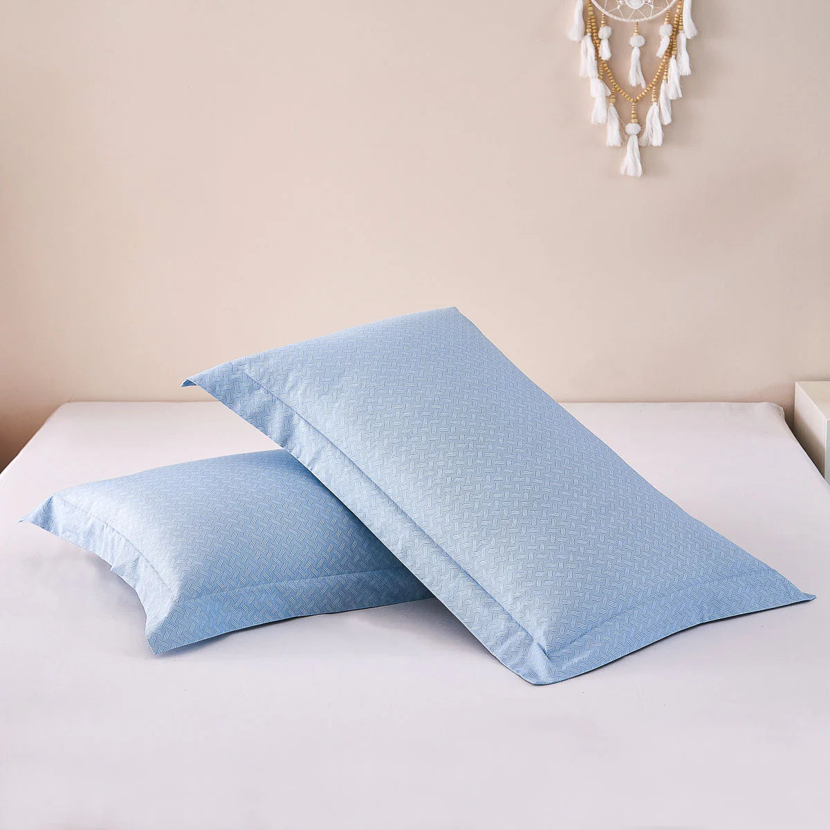 Gamma-Bluish Blue Cotton Pillow Sham