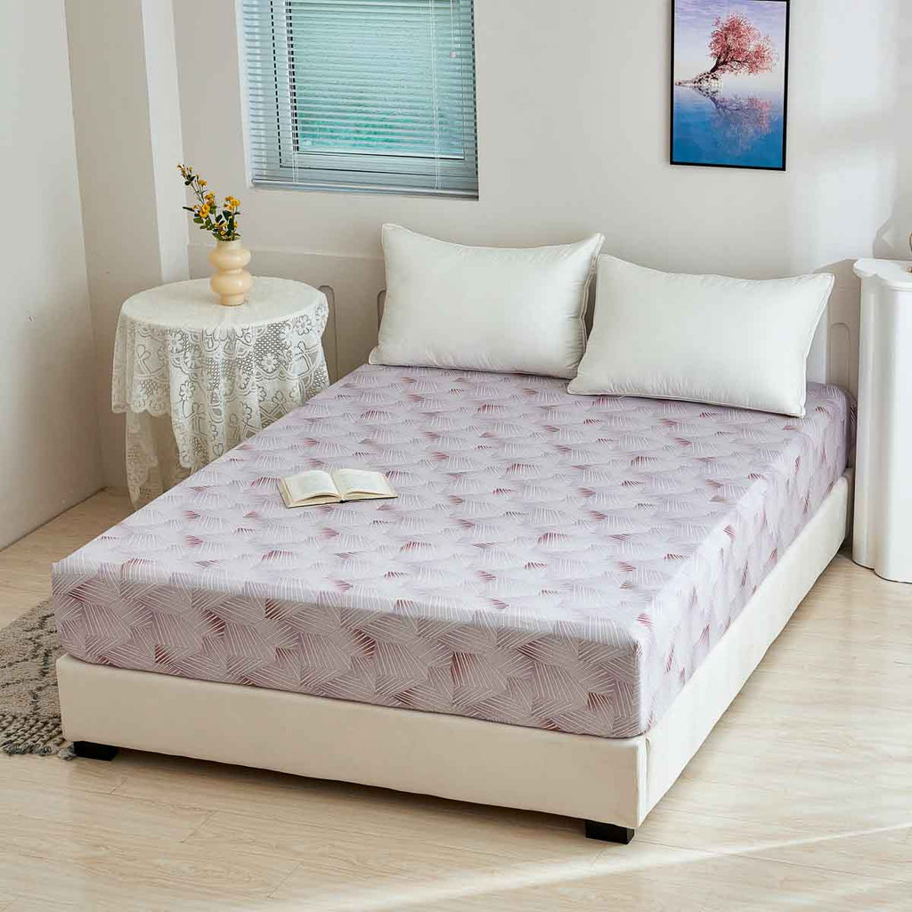 Earth Tan Premium Cotton Fitted Sheet