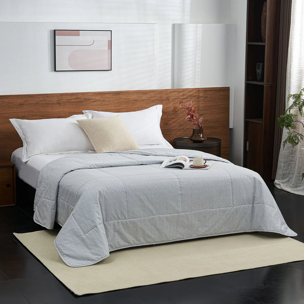 Omega Klein Blue Cotton Light Comforter