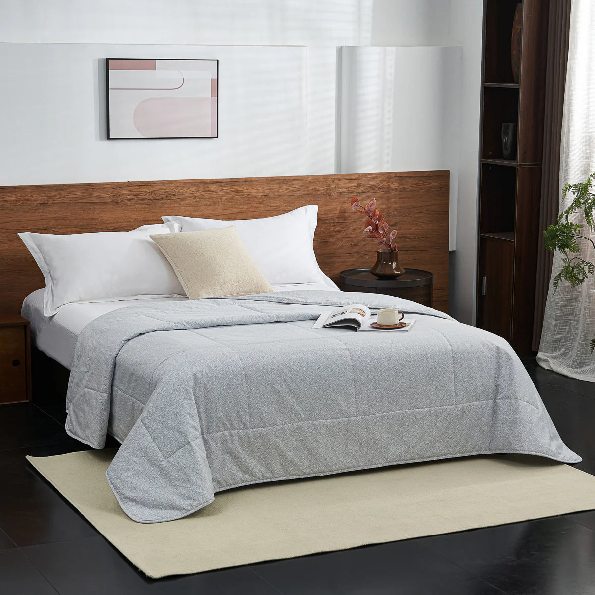 Omega Klein Blue Cotton Light Comforter