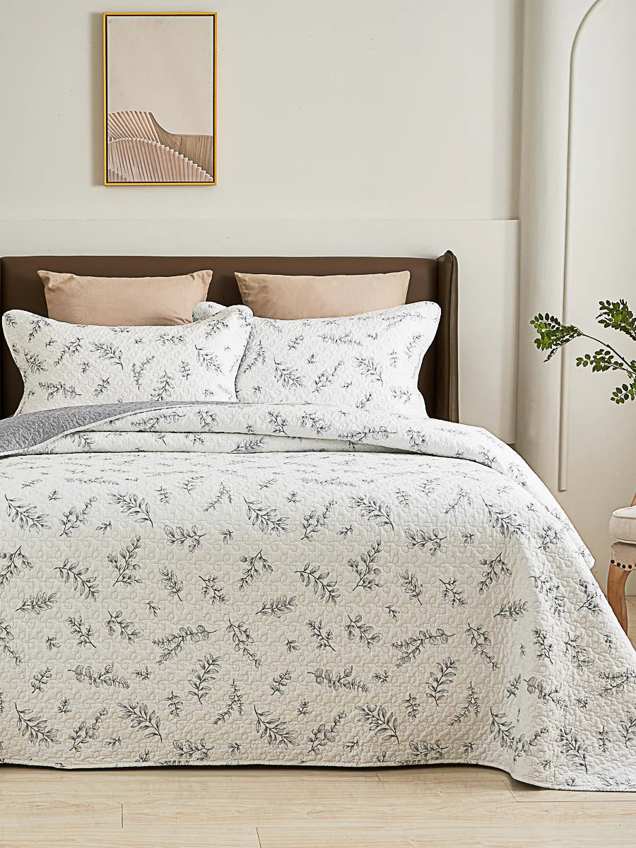 Joanny Floral Cotton Quilt Set