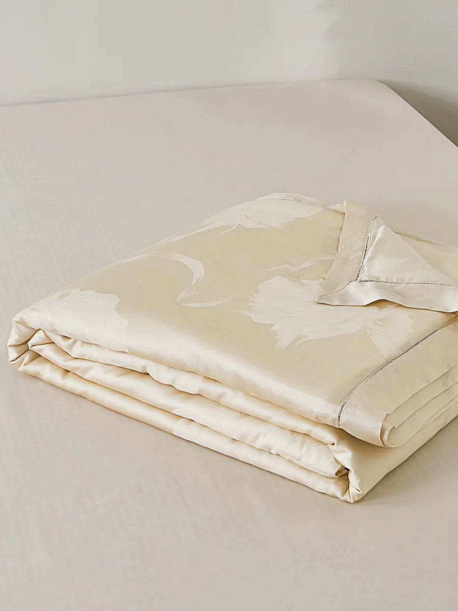 Phantom Gold Tencel™ Jacquard Light Comforter