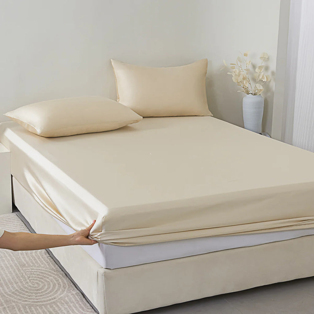 Phantom Gold Tencel™ Fitted Sheet