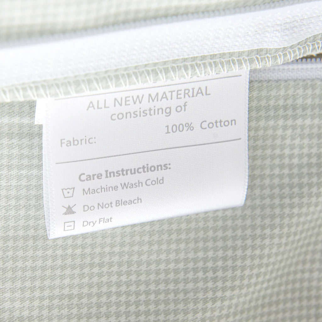 Smizen Cotton Fitted Sheet Duvet Cover Set