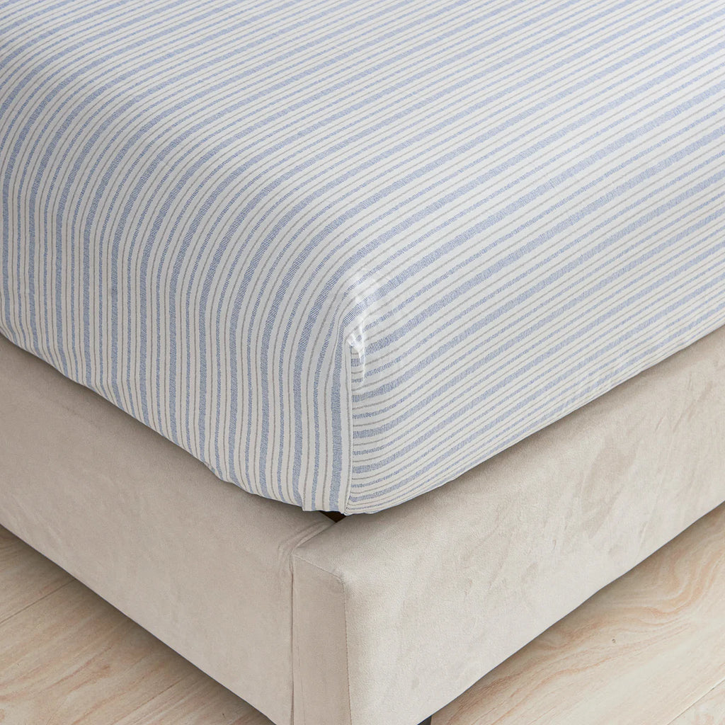 Borgan Cotton Fitted Sheet Duvet Cover Set