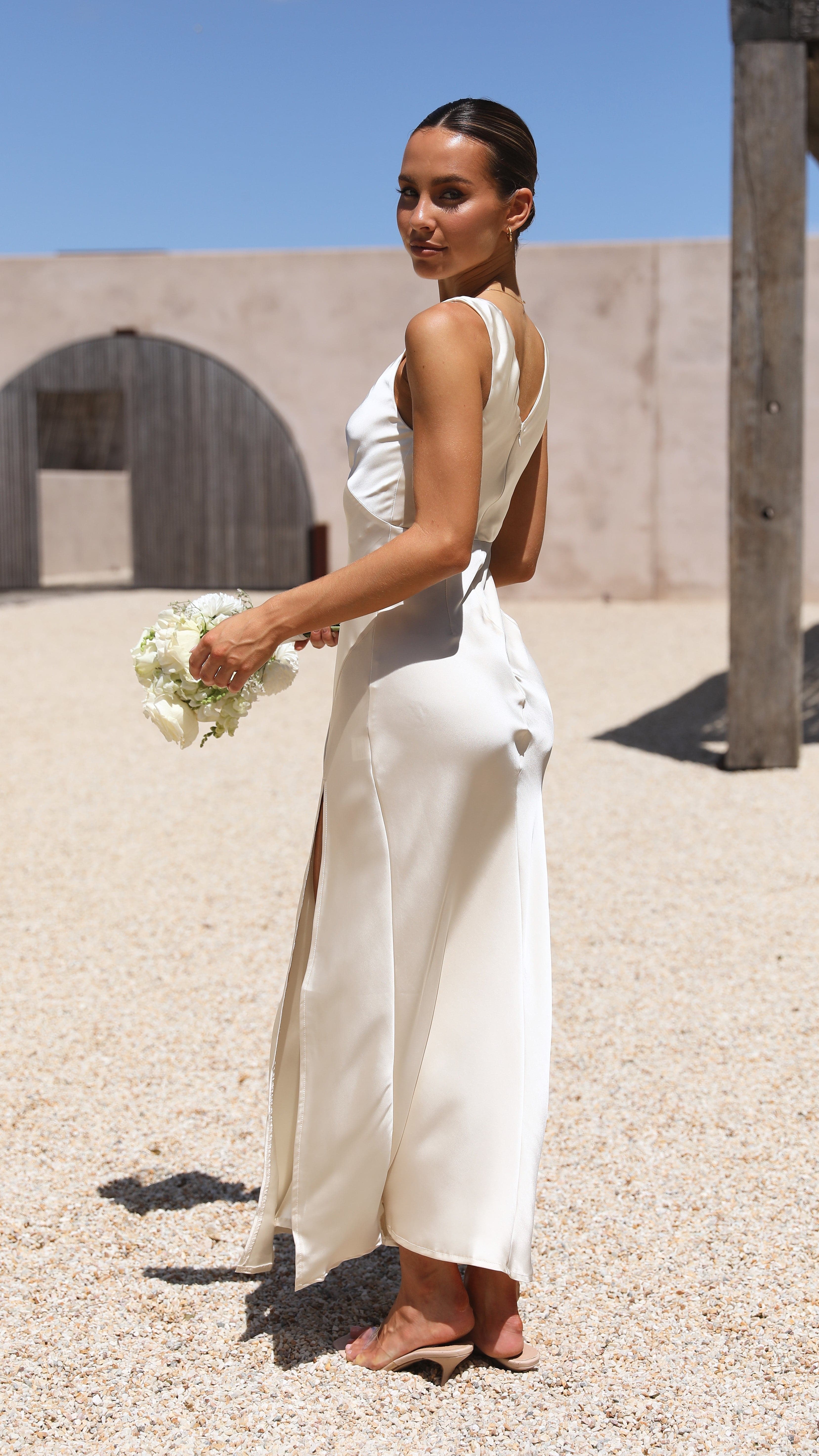 Taylor Maxi Dress - Ivory