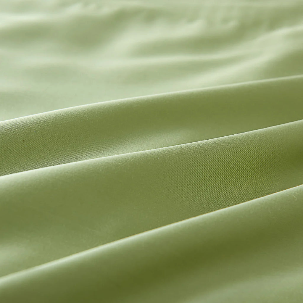 Glaze Green Tencel™ Fitted Sheet Set