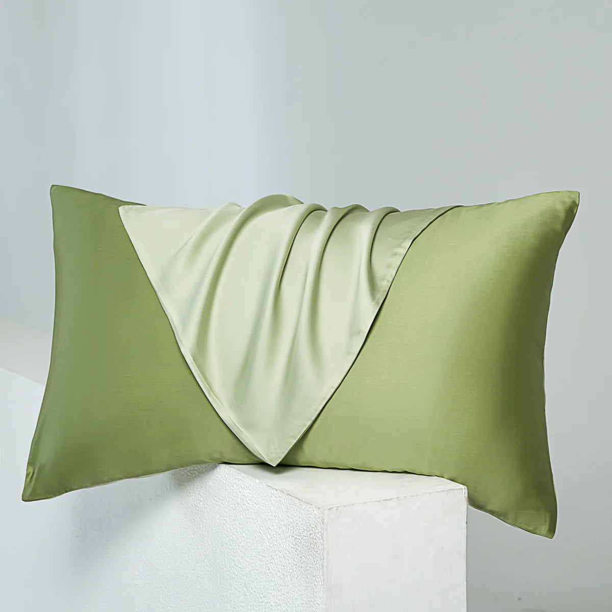 Glaze Green Tencel™ Pillow Sham Set