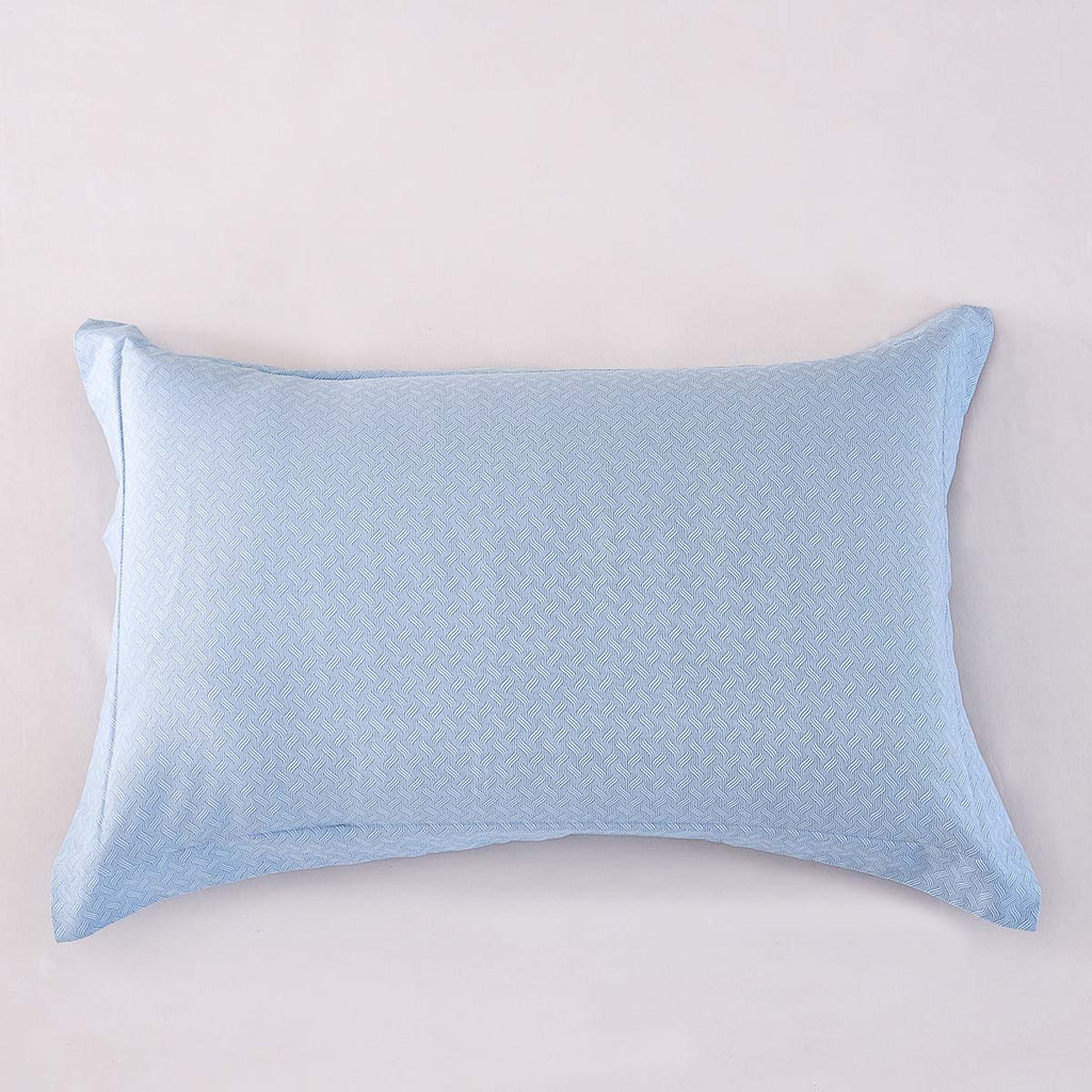 Gamma-Bluish Blue Cotton Pillow Sham