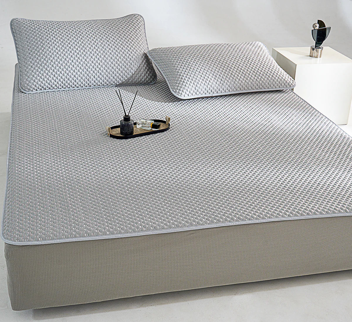 Cooling Mattress Topper Pillow Sham Set