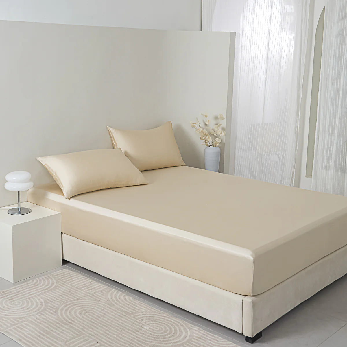 Phantom Gold Tencel™ Fitted Sheet