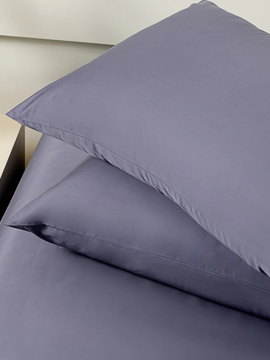 Jazz Blue Premium Cotton Standard Pillow Sham x2p