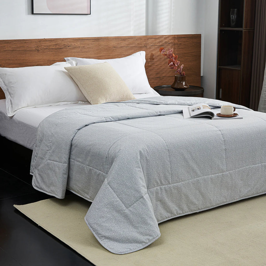 Omega Klein Blue Cotton Light Comforter