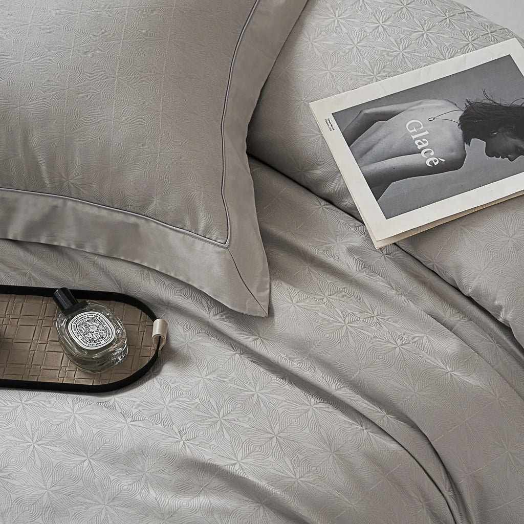 Troy Jacquard Premium Cotton Fitted Sheet Set