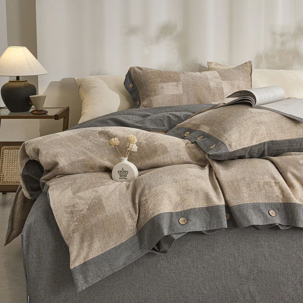 Glance‌ Classic Cotton Weave Fitted Sheet Set