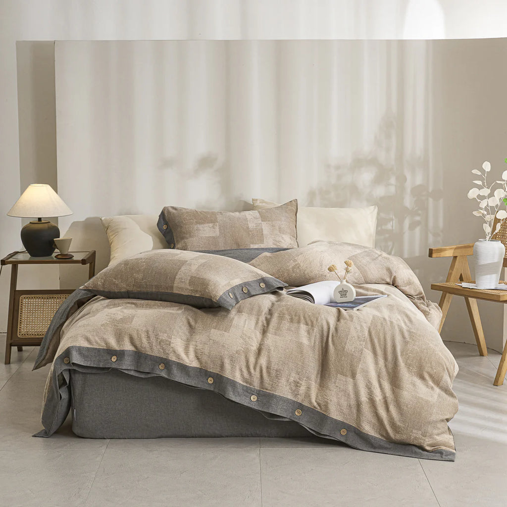 Glance‌ Classic Cotton Weave Fitted Sheet Set