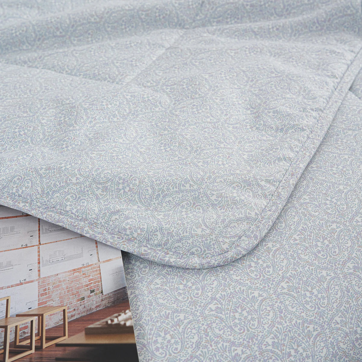 Omega Klein Blue Cotton Light Comforter