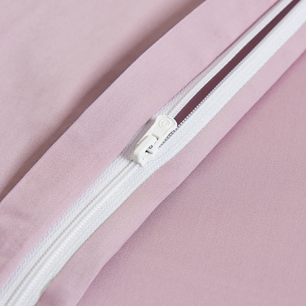 Pearlish Purple Premium Cotton Duvet Cover Set