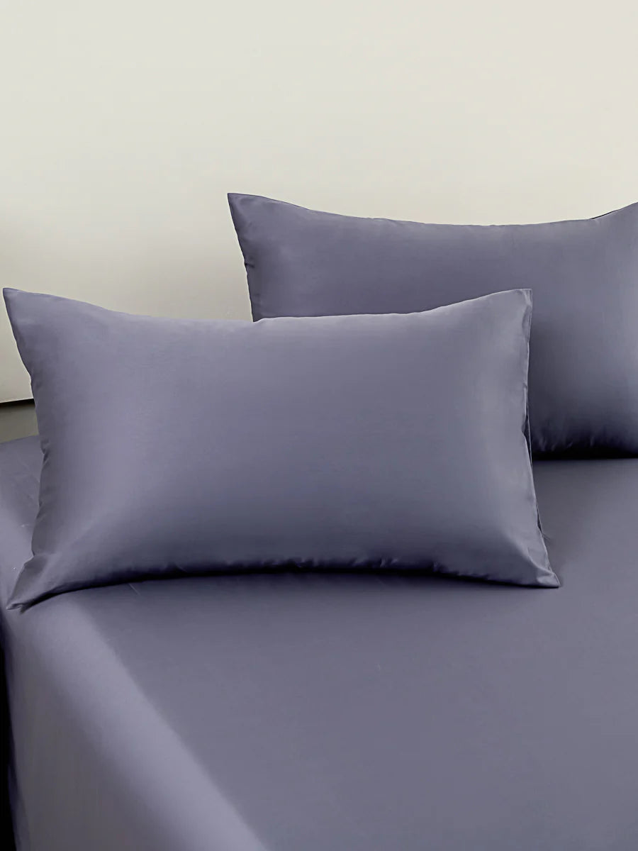 Jazz Blue Premium Cotton Standard Pillow Sham x2p