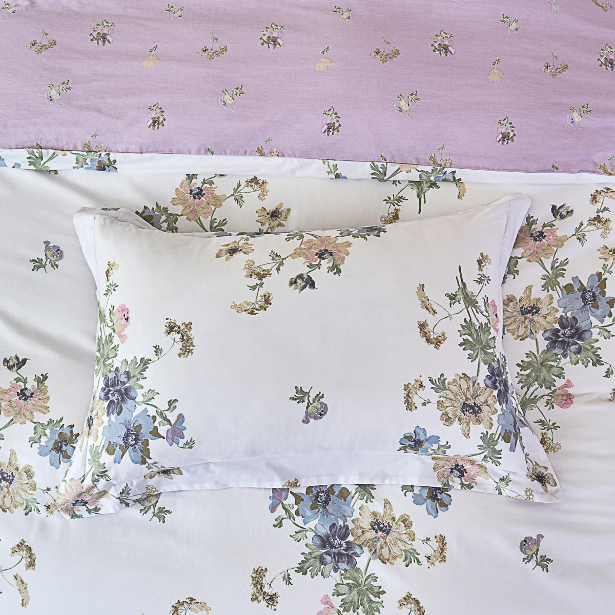 Pura Cotton Bedskirt Duvet Cover Set