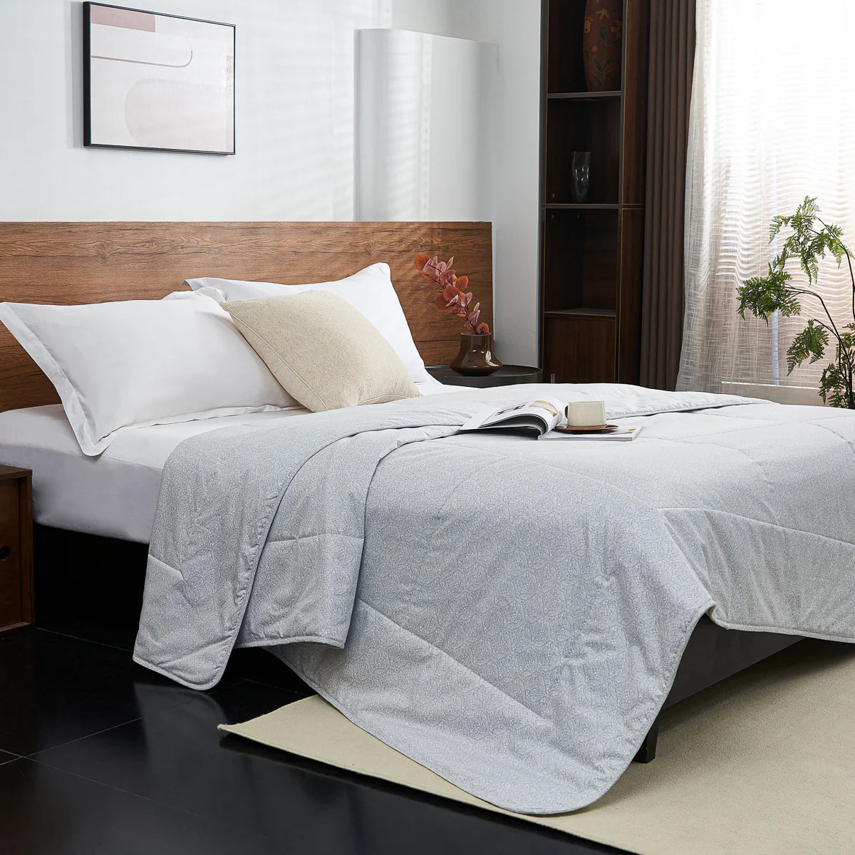 Omega Klein Blue Cotton Light Comforter