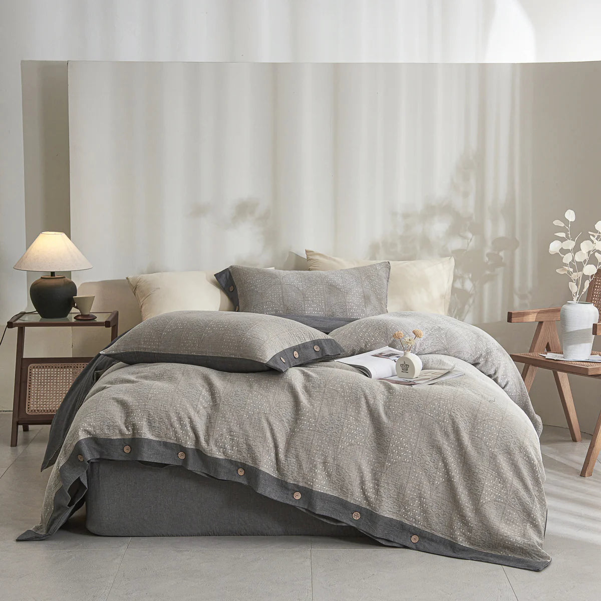 Yanis Classic Cotton Weave Fitted Sheet Set