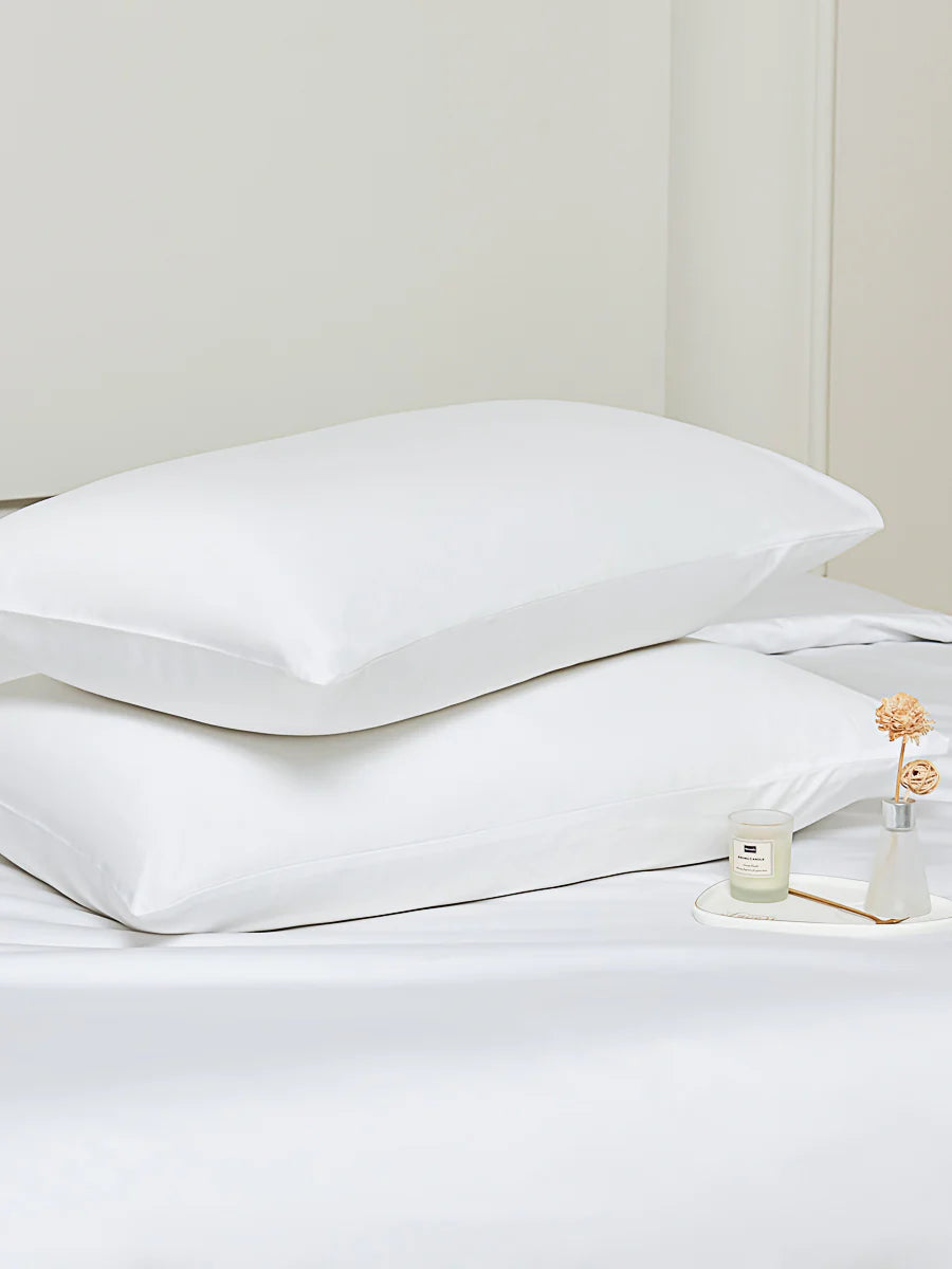Snowflake White Premium Cotton Duvet Cover Set
