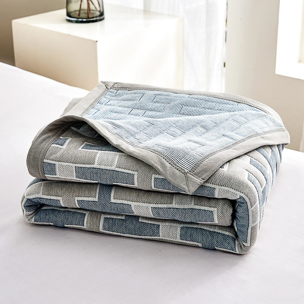 Vega Cotton Knitted Summer Blanket